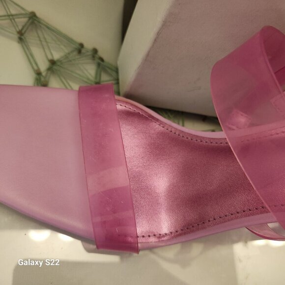 Nine West Pink "Tenia" Heeled Sandals. NIB. Size 10 - Picture 2 of 12